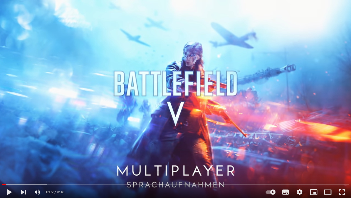 Making Of des Games Battlefield V